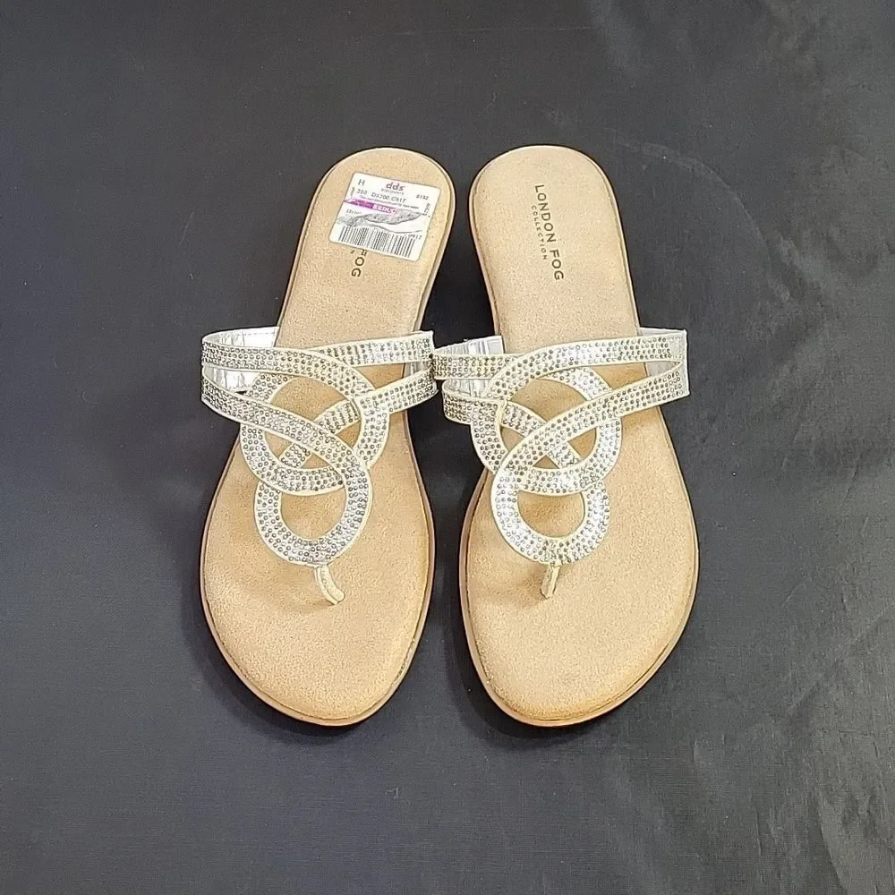 BRAND NEW LONDON FOG ELYSSA HEELED SANDALS G1